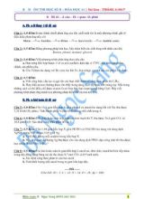 Bộ đề ôn thi học kì II  Hóa học 11